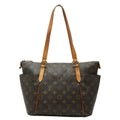 Louis Vuitton Brown Pvc Leather Handbag Shoulder Bag