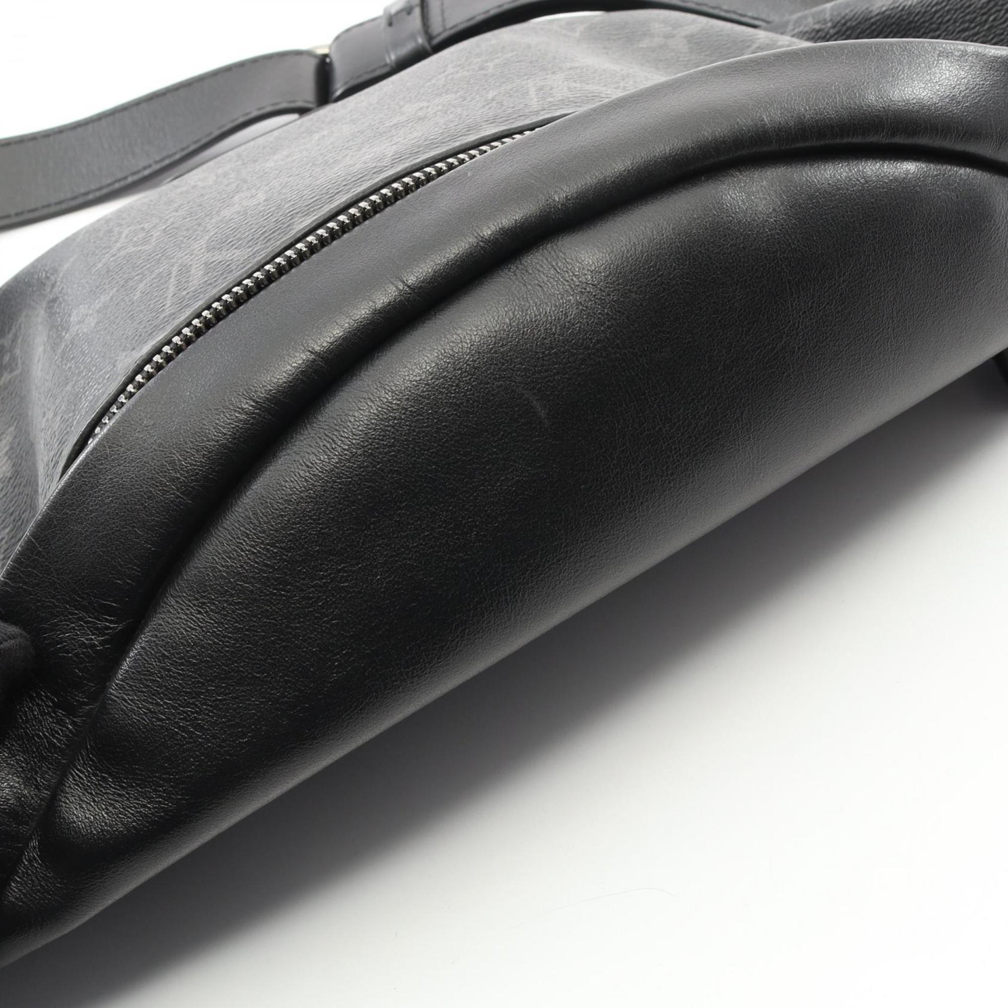 Louis Vuitton Black Coated Canvas Pvc Monogram Eclipse Leather Fanny Pack