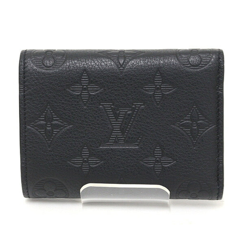 Louis Vuitton Monogram Shadow Black Monogram Shadow Wallet (Tri-Fold)