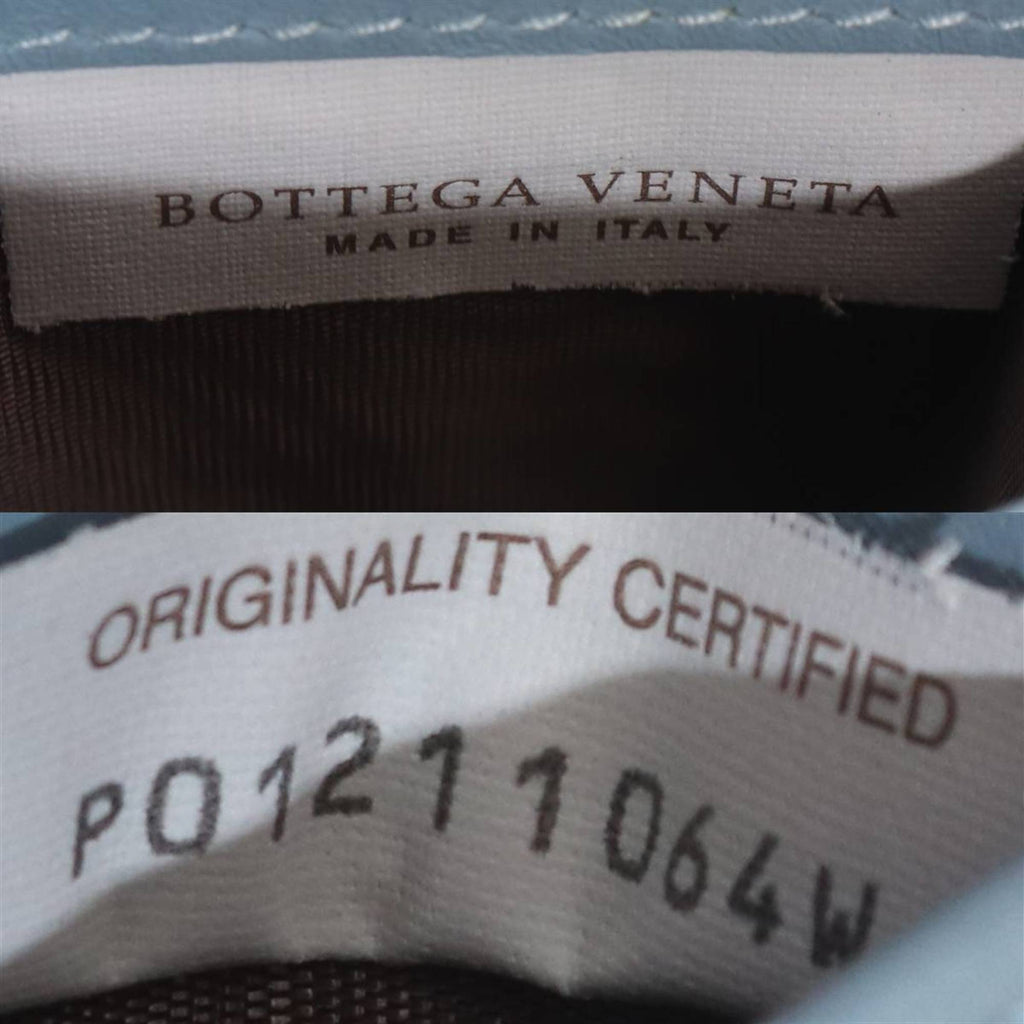 Bottega Veneta Intrecciato Light Blue Wallet (Bi-Fold)
