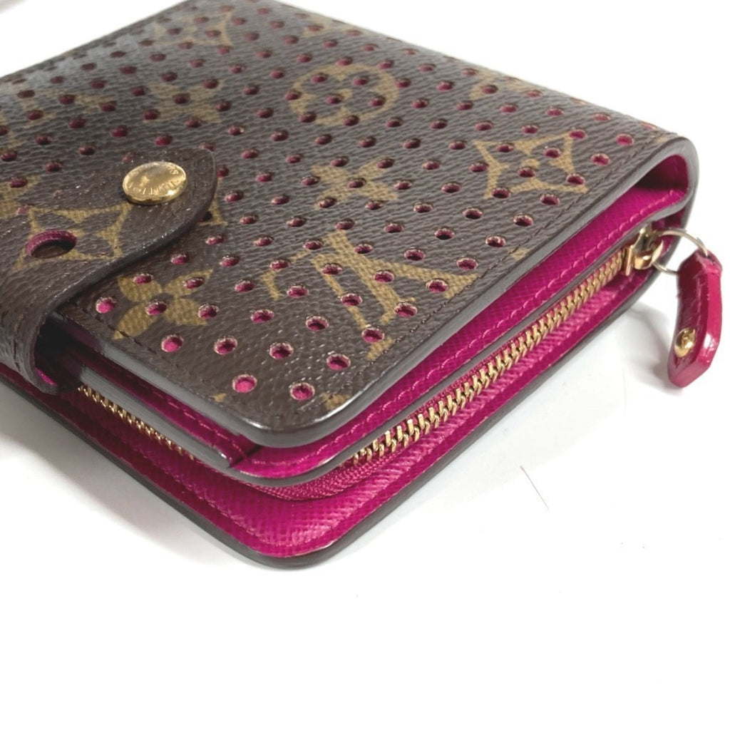 Louis Vuitton Monogram Fuchsia Pink Monogram Pink Monogram Perforated Wallet