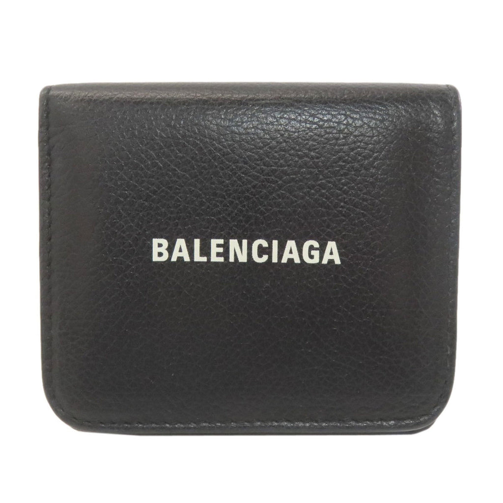Balenciaga Black Leather Wallet (Bi-Fold)