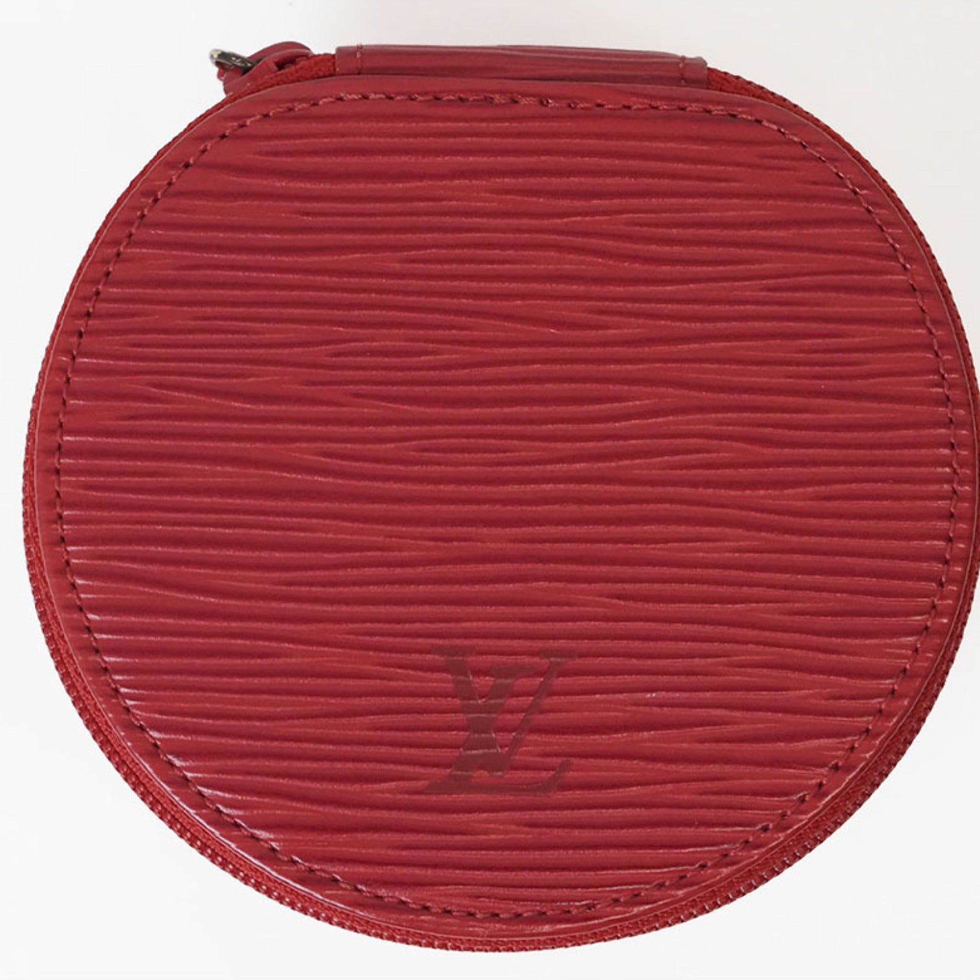 Louis Vuitton Castilian Red Epi Leather Pouch