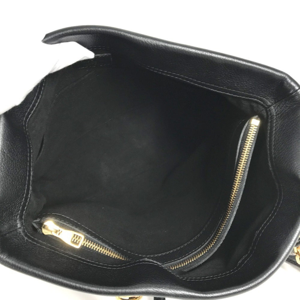 Louis Vuitton Black Brown Monogram Monogram Shoulder Bag Tote Bag