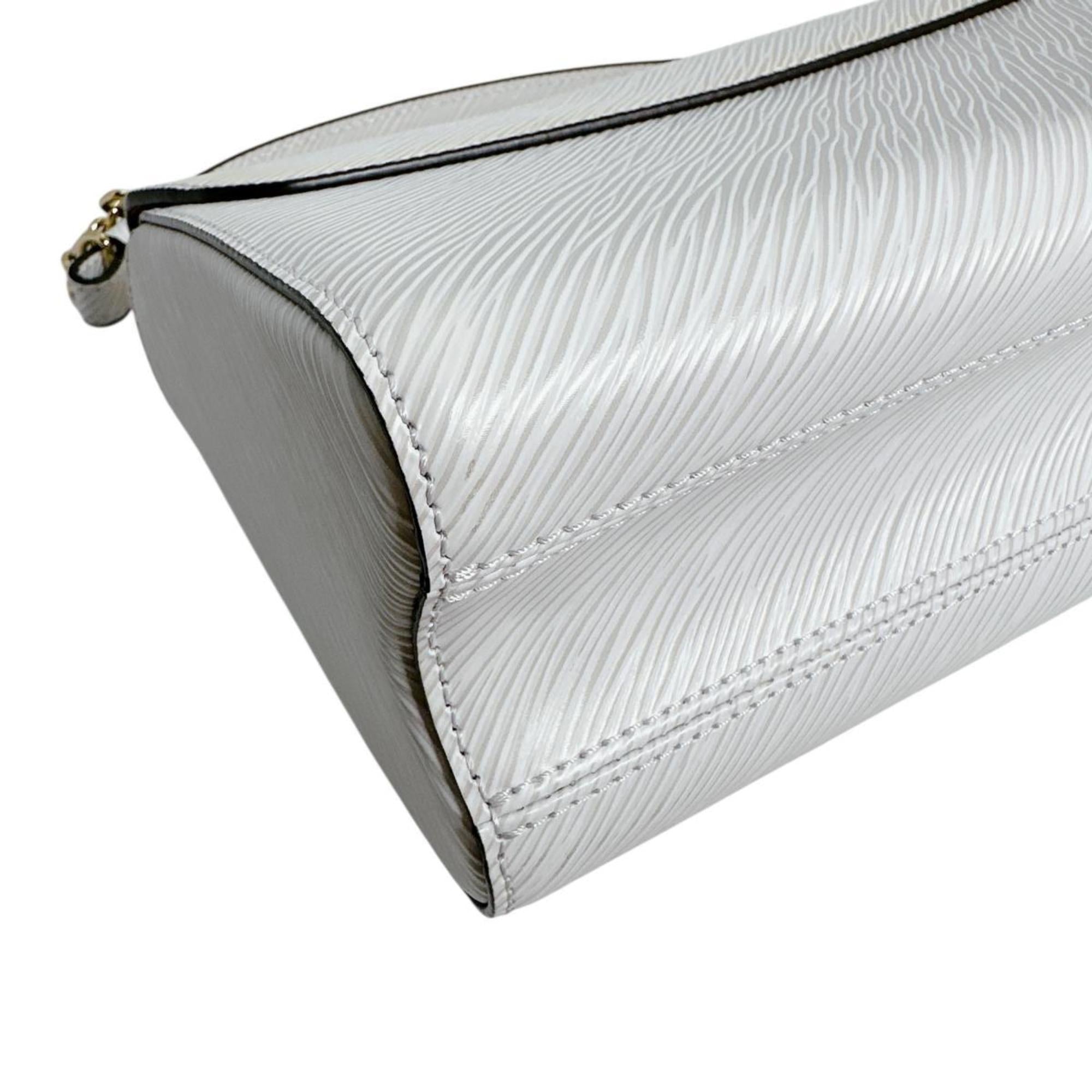 Louis Vuitton Epi Blanc Epi Leather Shoulder Bag