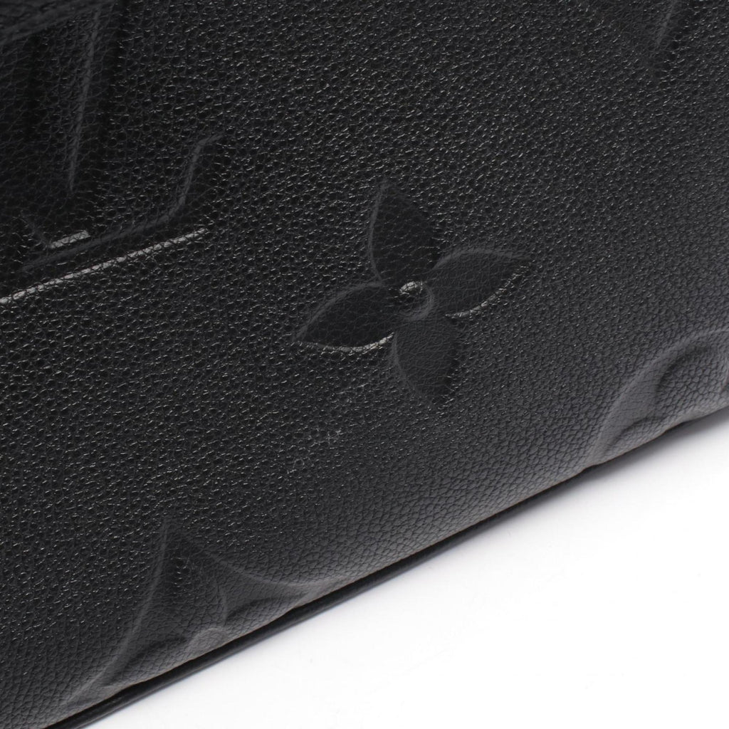 Louis Vuitton Black Noir Monogram Empreinte Handbag