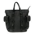 Louis Vuitton Taurillon Black Leather Tote Bag
