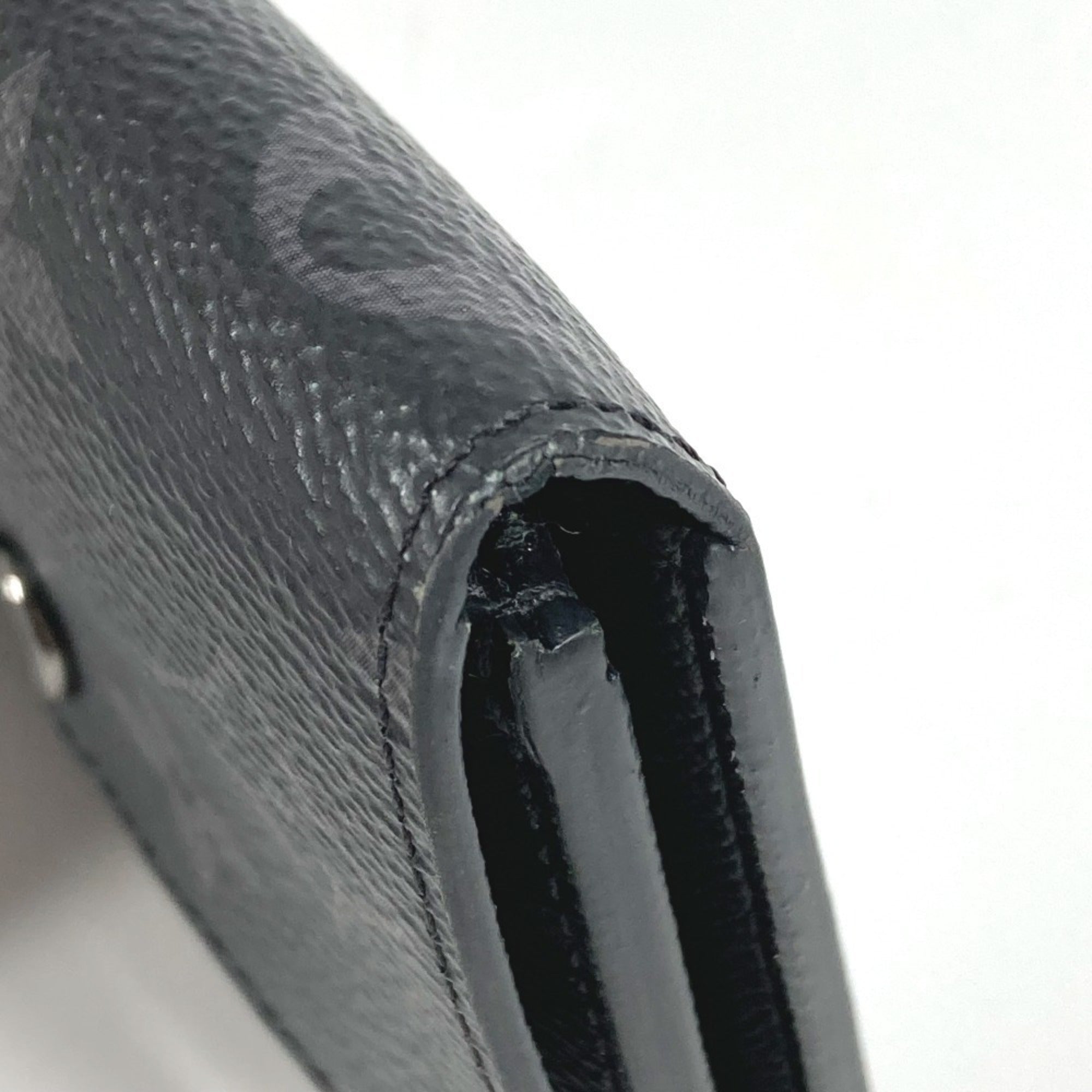 Louis Vuitton Black Monogram Eclipse Monogram Eclipse Wallet (Tri-Fold)