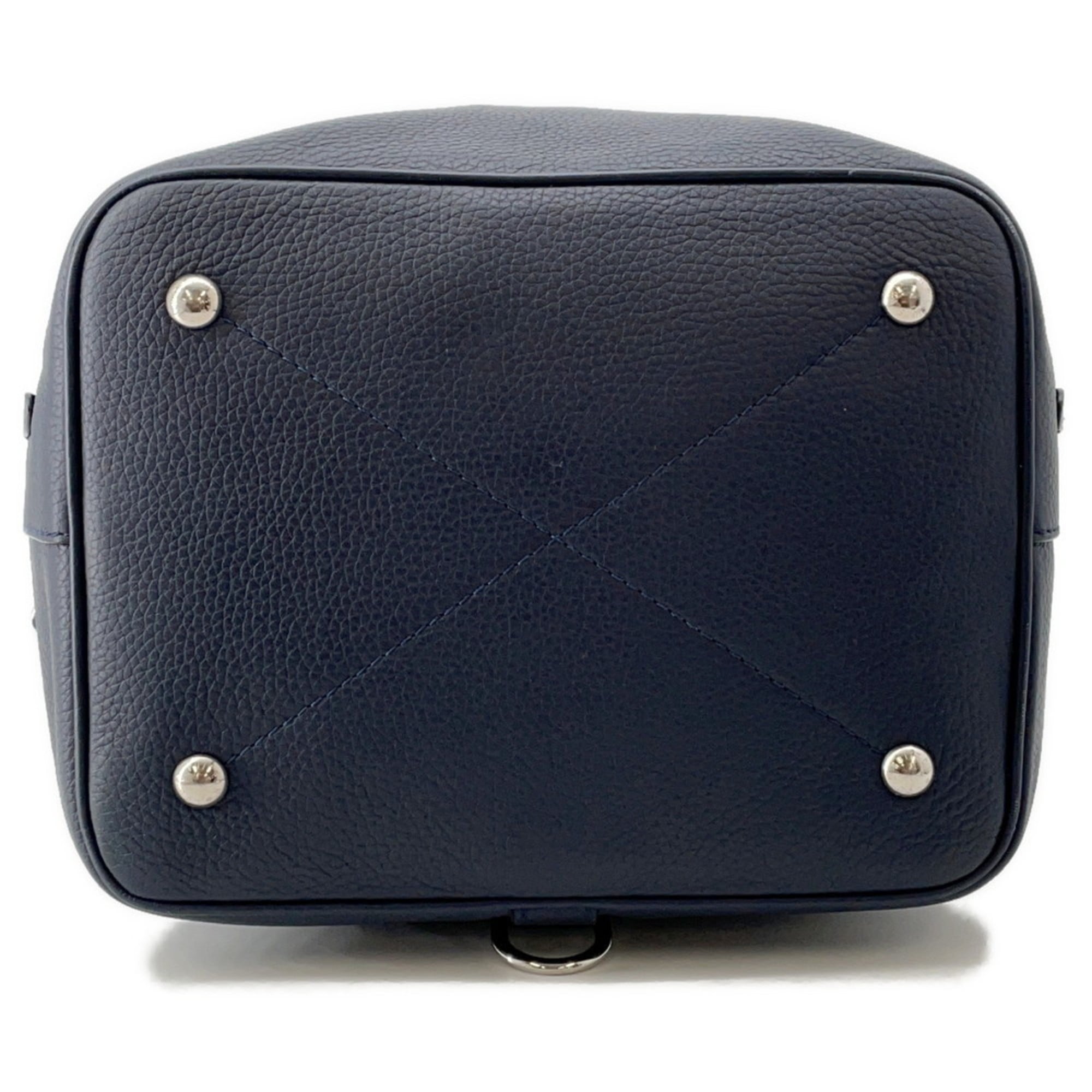 Louis Vuitton Navy Leather Shoulder Bag