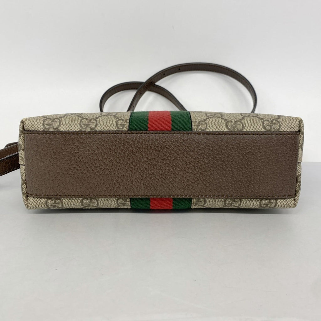 Gucci Brown Pvc Shoulder Bag (Pre-Owned)