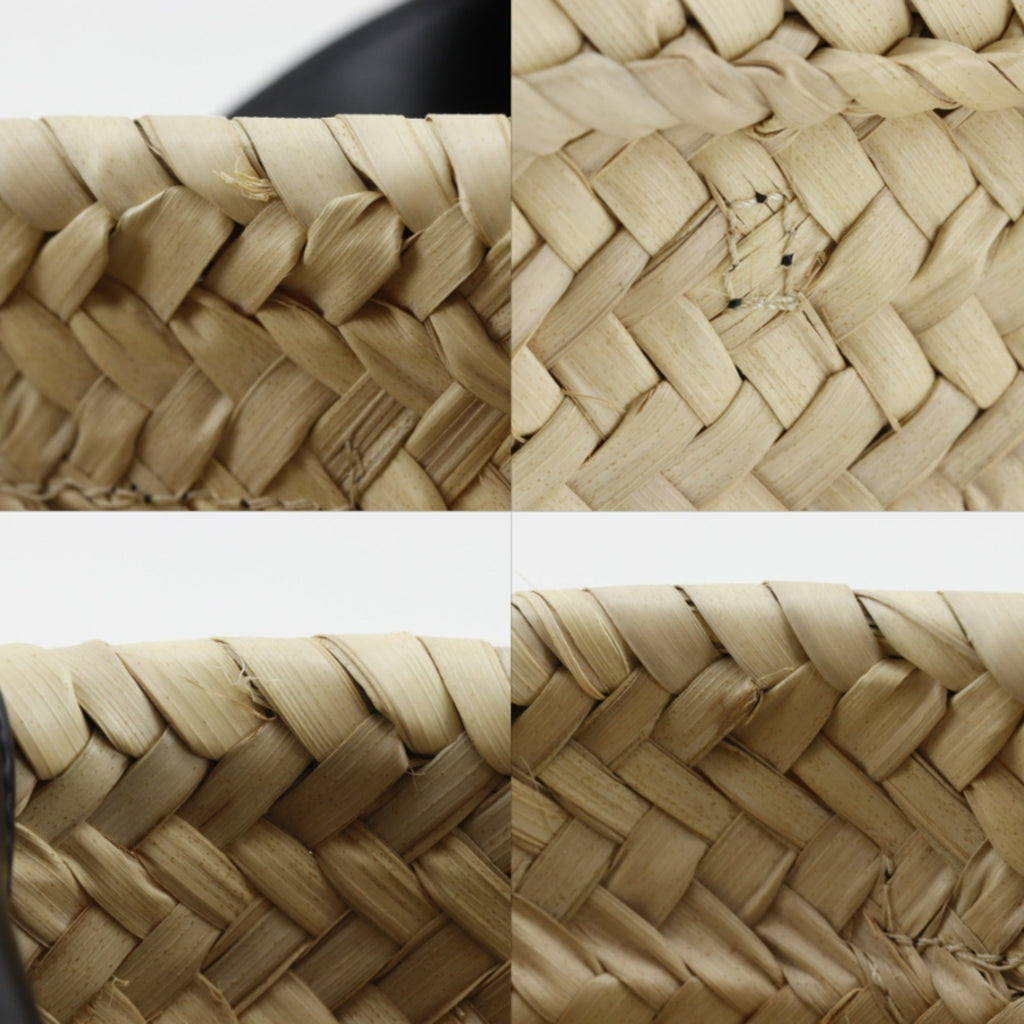 Chloé Beige Raffia Leather Basket Handbag (Pre-Owned)