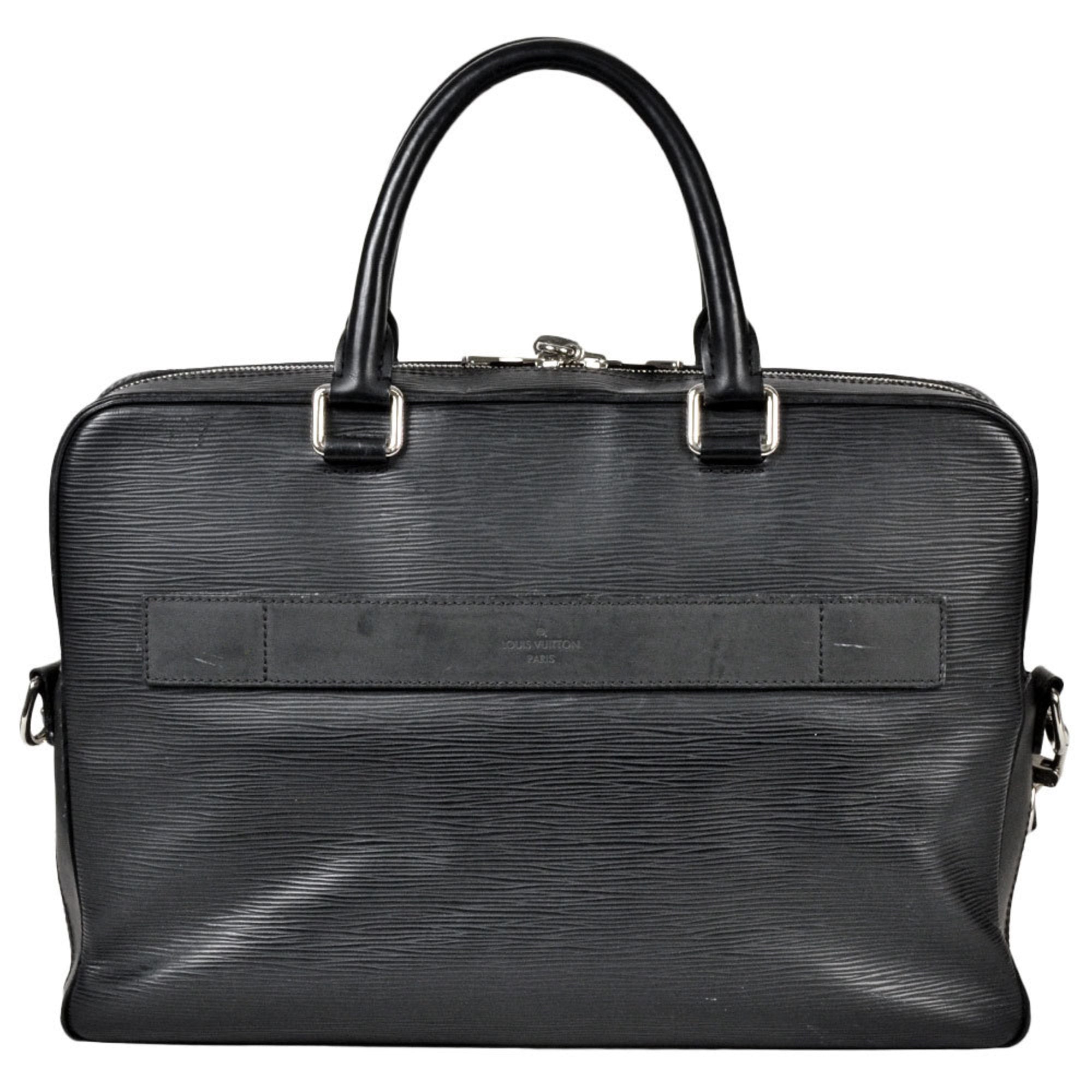 Louis Vuitton Black Noir Epi Leather Shoulder Bag