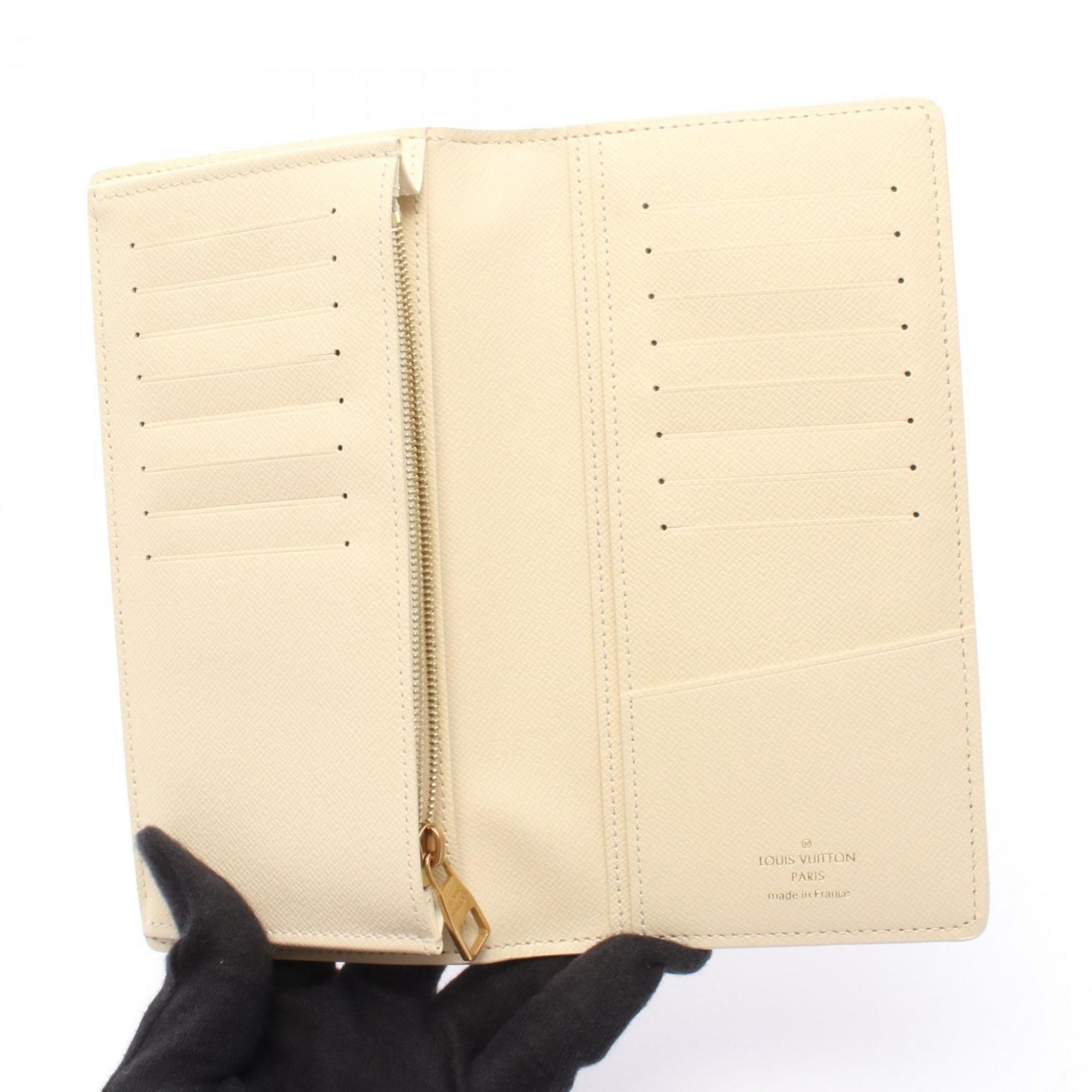Louis Vuitton Ivory Multi-Color Coated Canvas Pvc Leather Long Wallet