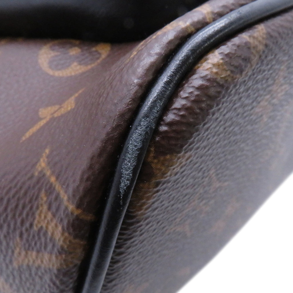 Louis Vuitton Monogram Macassar Black Brown Monogram Macassar Noir Backpack