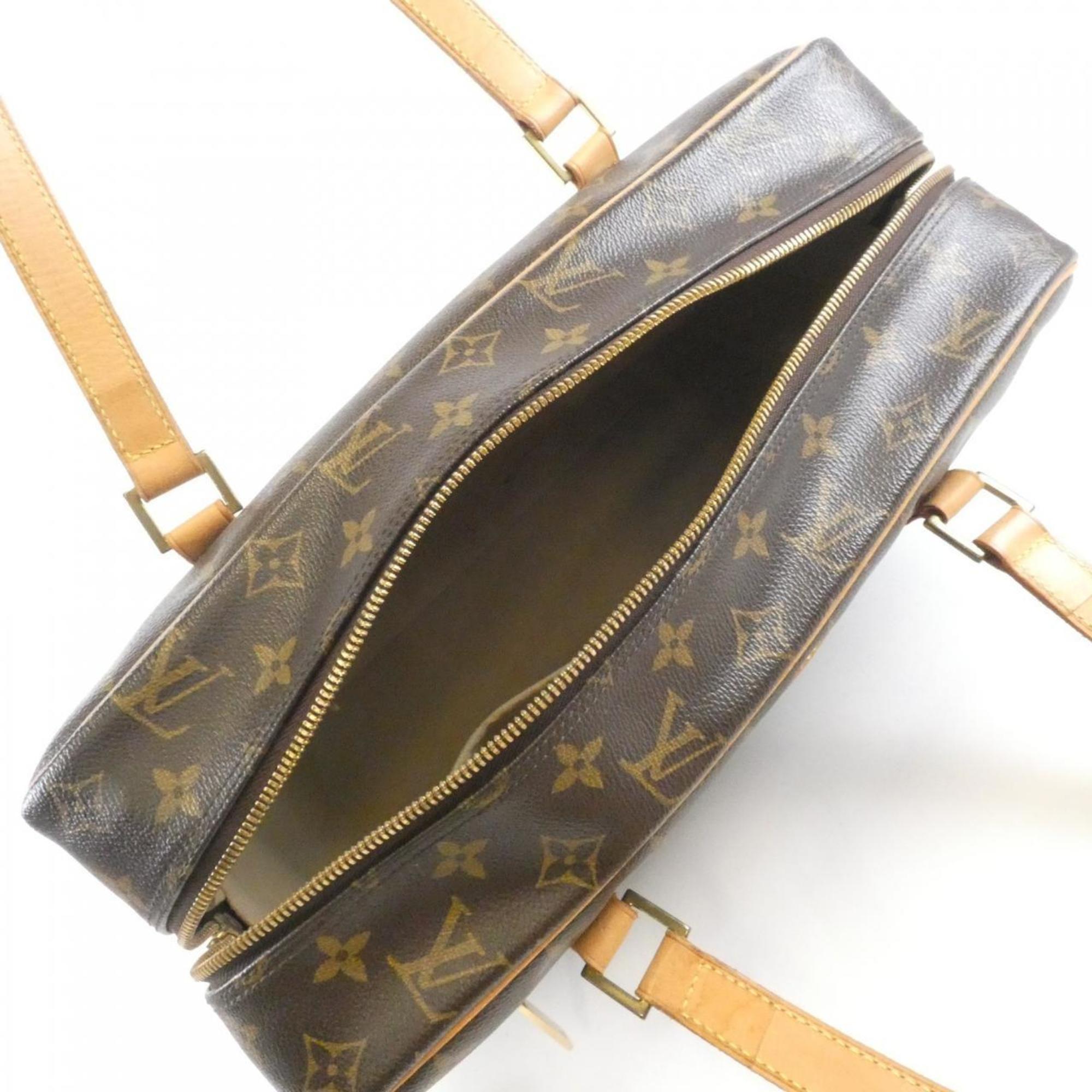Louis Vuitton Brown Coated Canvas Shoulder Bag