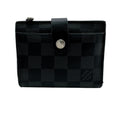 Louis Vuitton Black Gray Leather Wallet