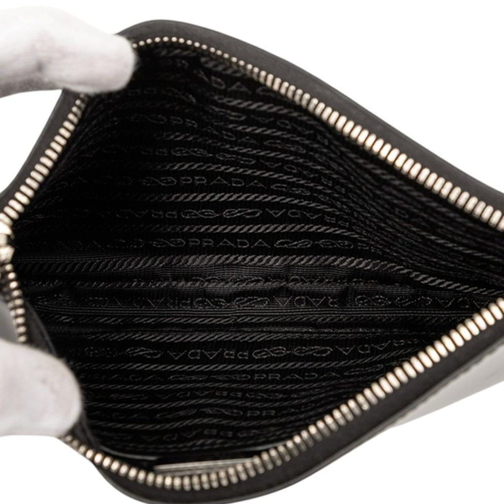 Prada Black Leather Shoulder Bag