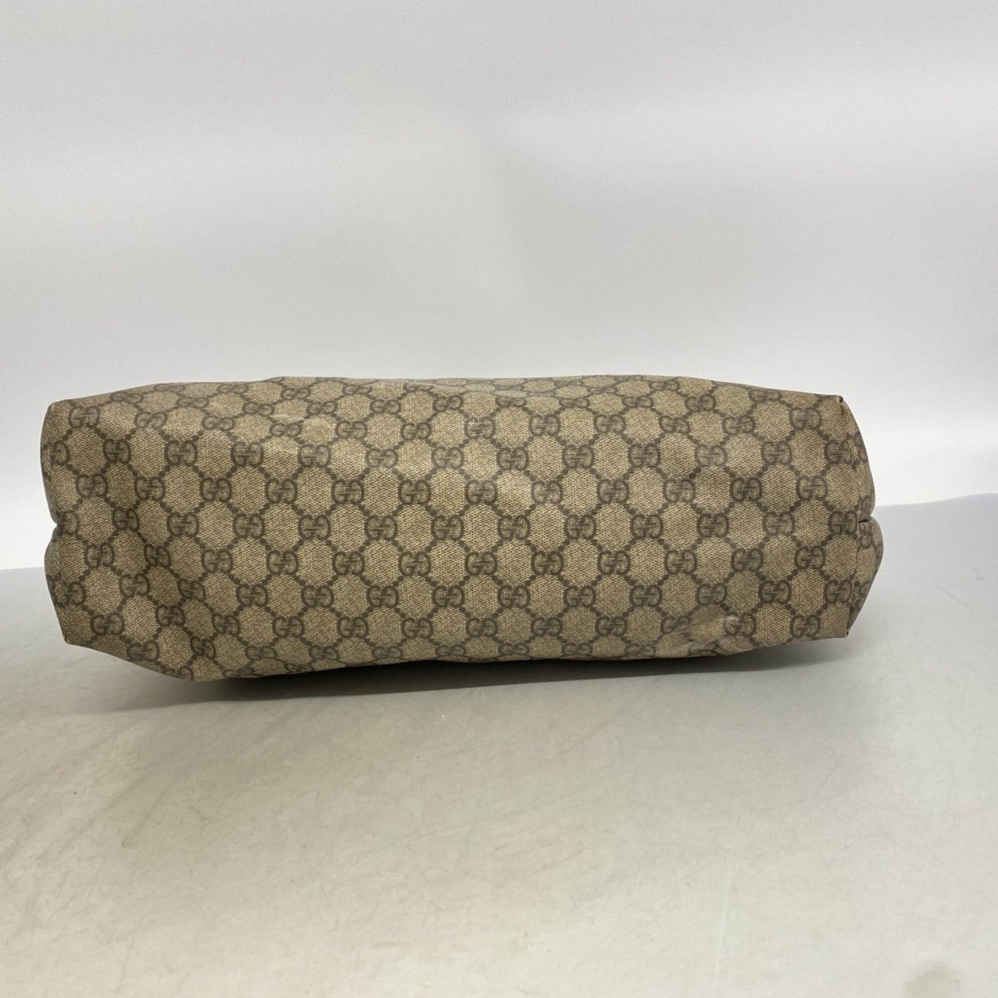 Gucci Beige Brown Pvc Tote Bag (Pre-Owned)