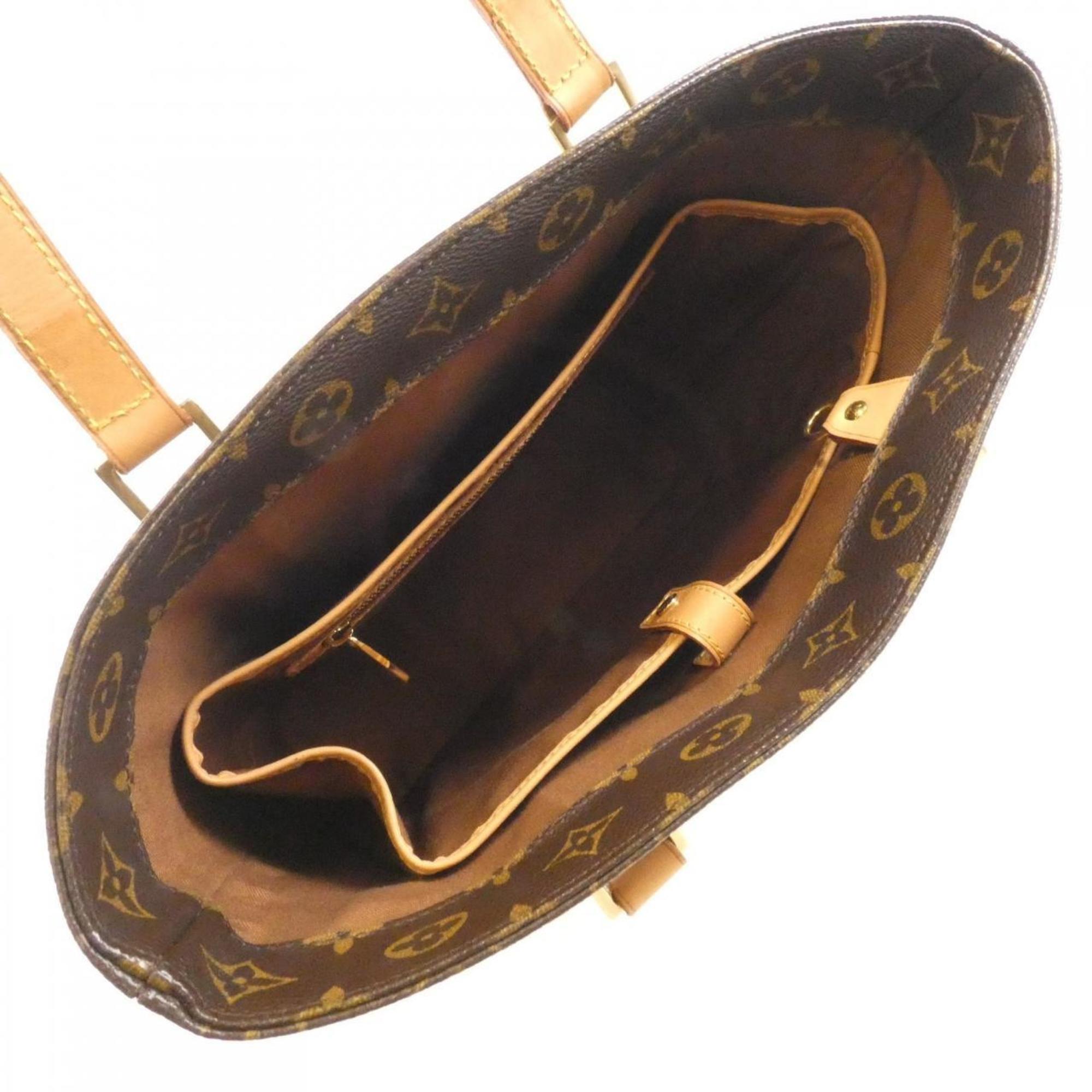 Louis Vuitton Marron Coated Canvas Handbag