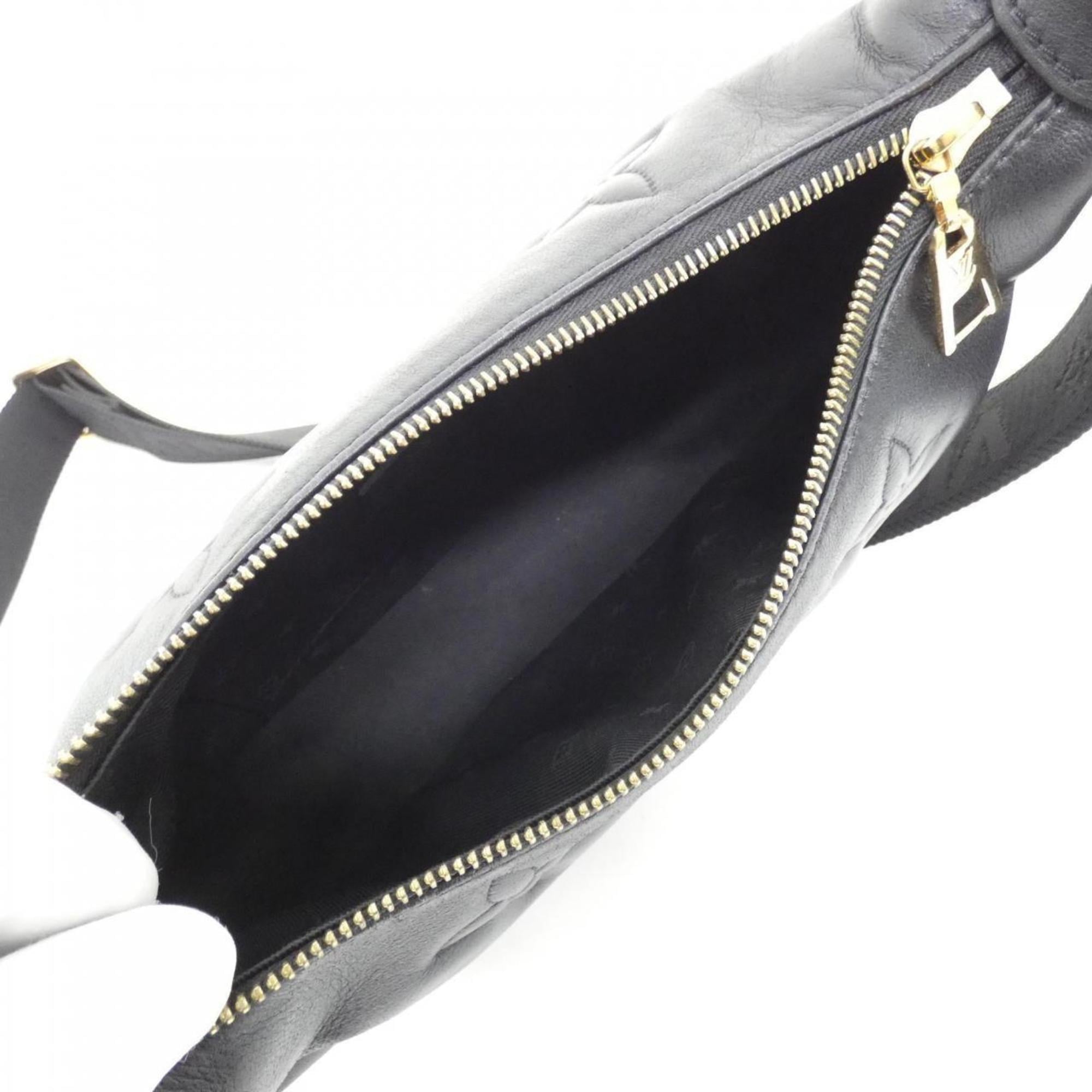 Louis Vuitton Black Leather Shoulder Bag