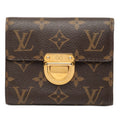 Louis Vuitton Brown Pvc Leather Wallet