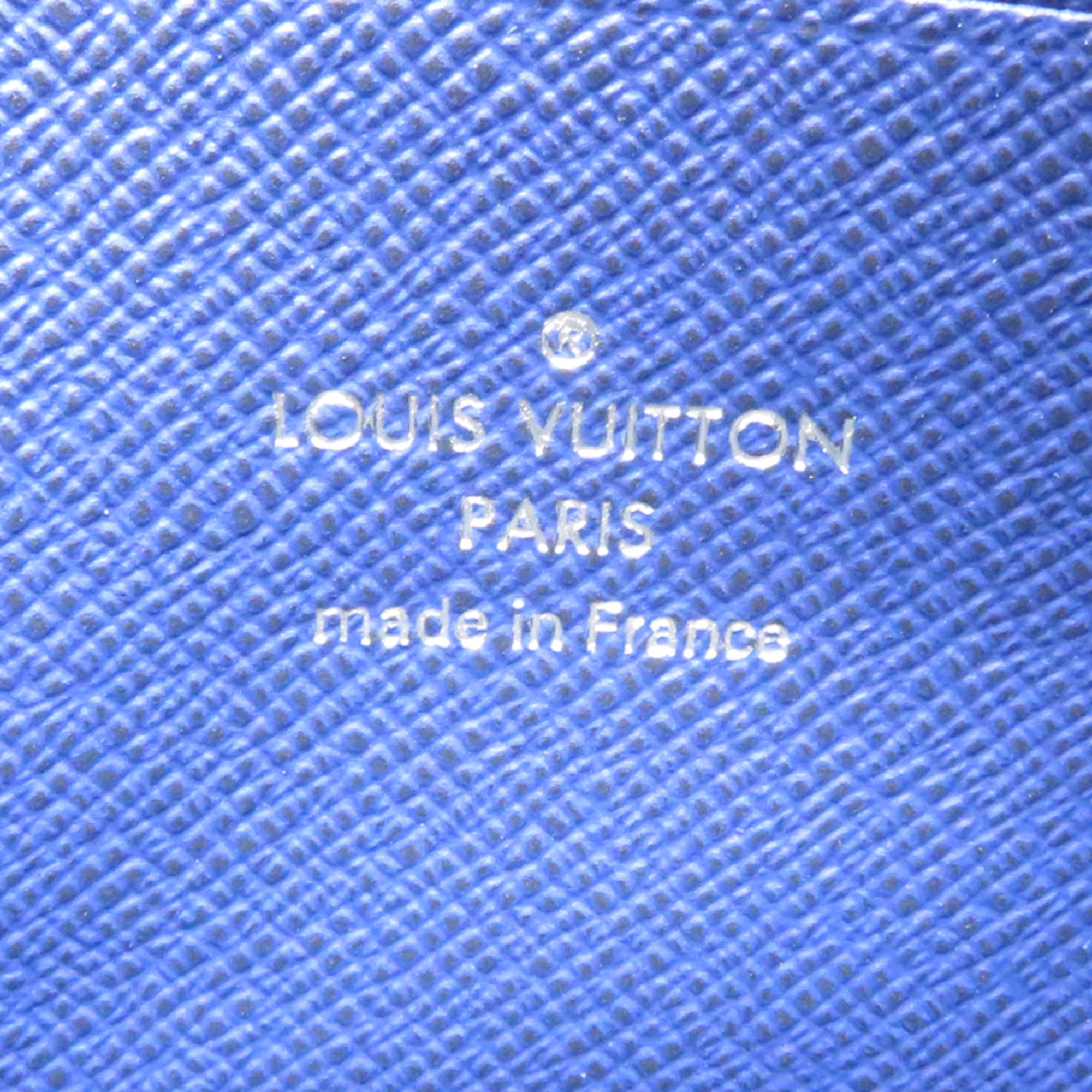 Louis Vuitton Blue Taigarama Pochette Pouch