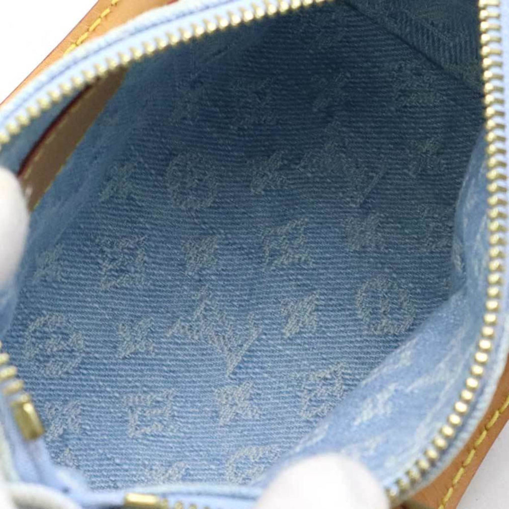 Louis Vuitton Sky Blue Monogram Denim Handbag Shoulder Bag