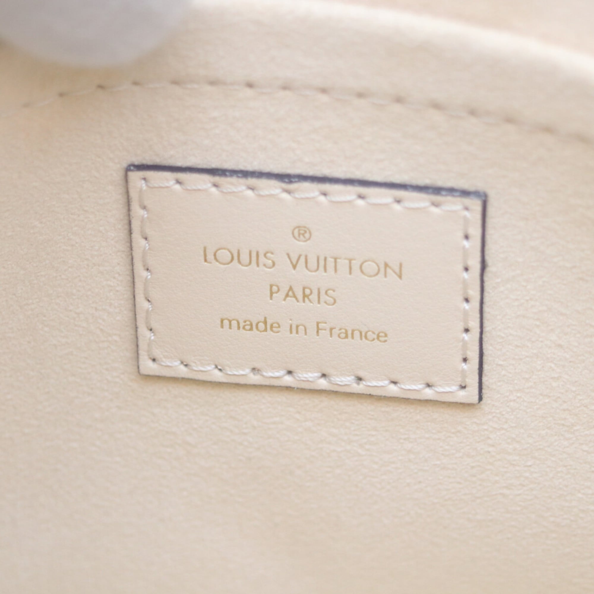 Louis Vuitton Cream Monogram Empreinte Handbag