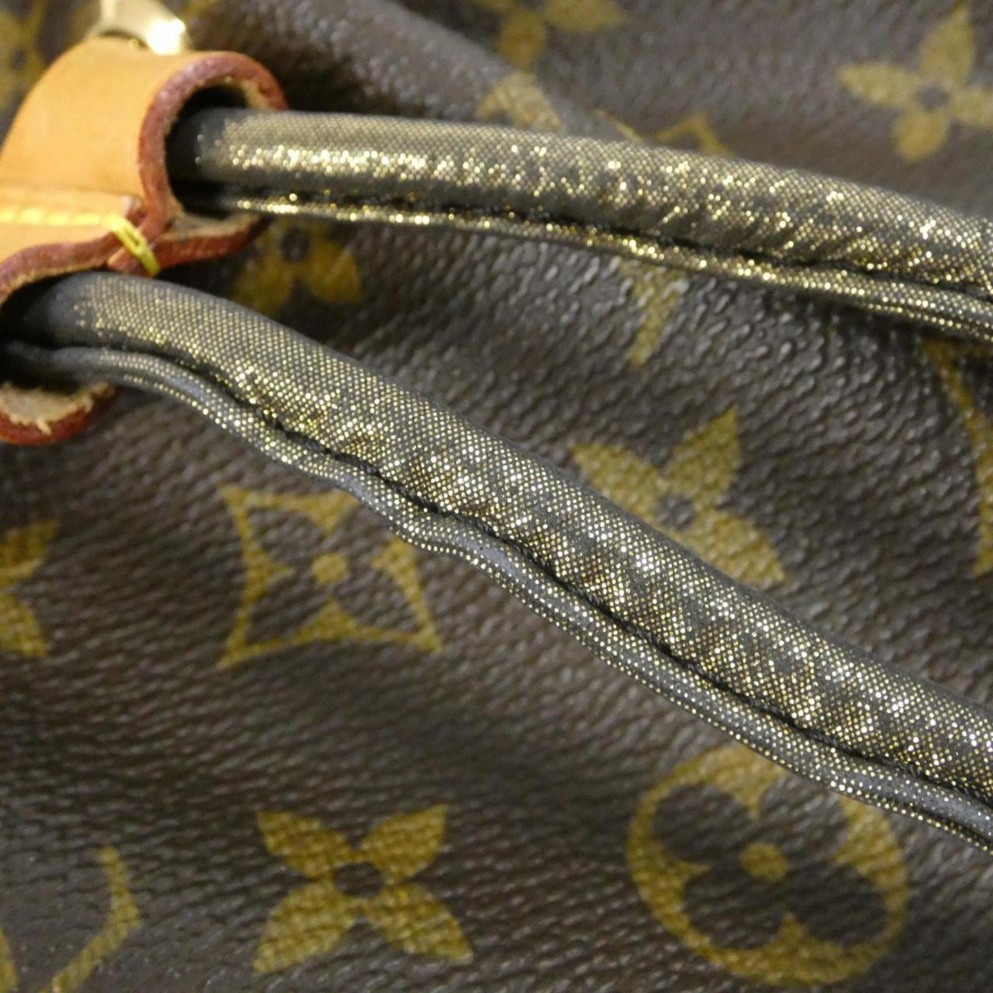 Louis Vuitton Marron Coated Canvas Handbag