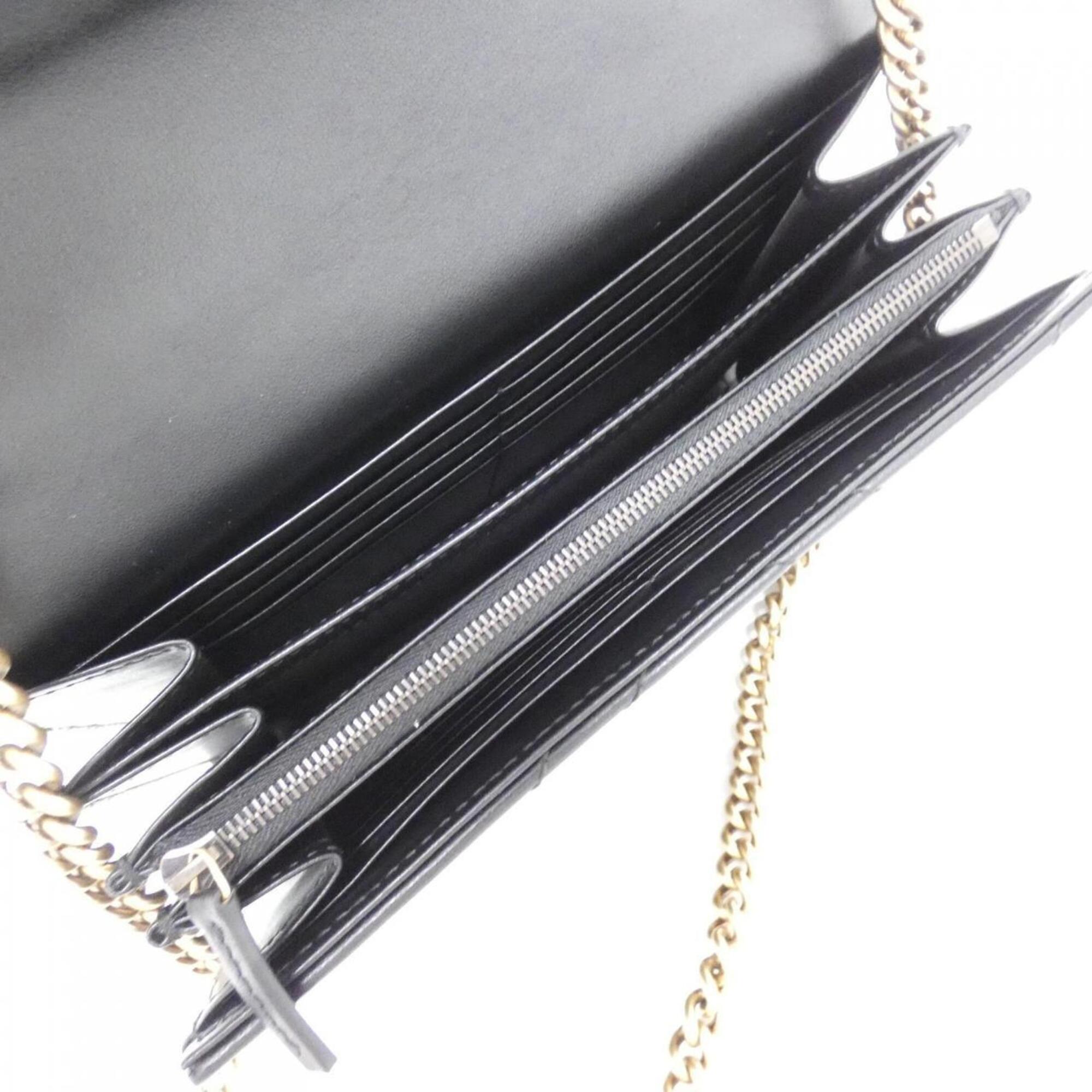 Gucci Black Leather Shoulder Bag (Pre-Owned)