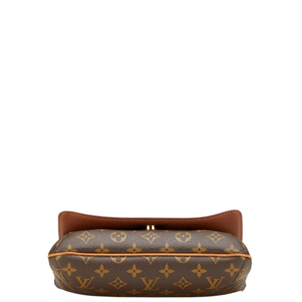 Louis Vuitton Monogram Brown Pvc Leather Handbag Shoulder Bag
