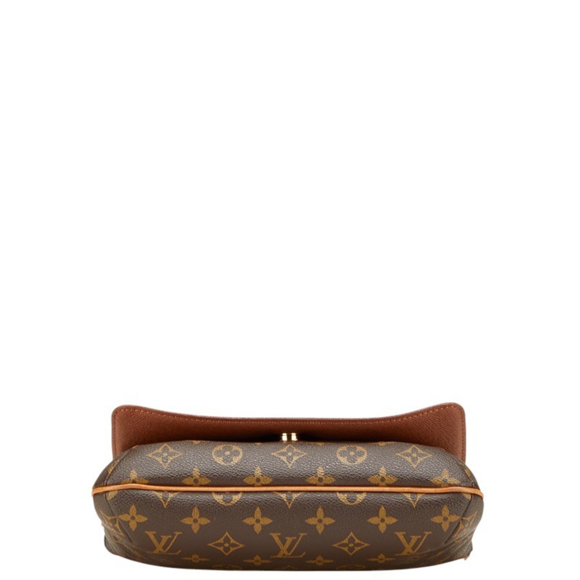 Louis Vuitton Monogram Brown Pvc Leather Handbag Shoulder Bag