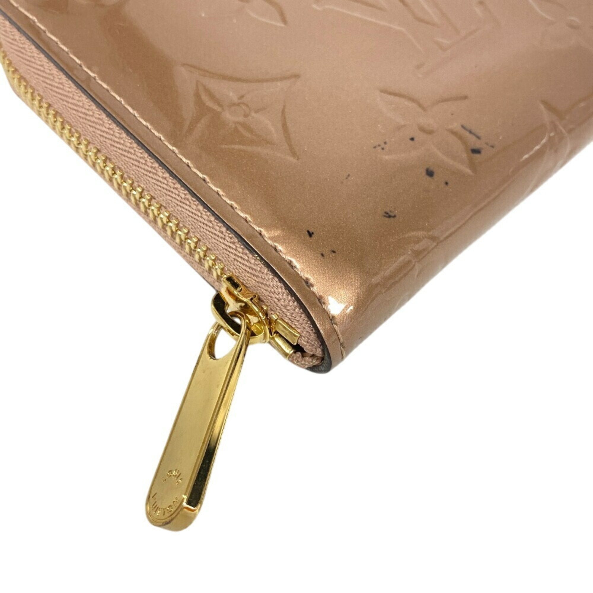 Louis Vuitton Monogram Vernis Beige Monogram Vernis Coin Purse/Coin Case