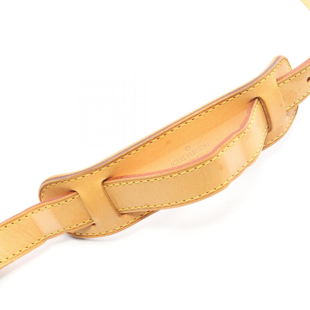 Louis Vuitton Brown Coated Canvas Leather Shoulder Bag