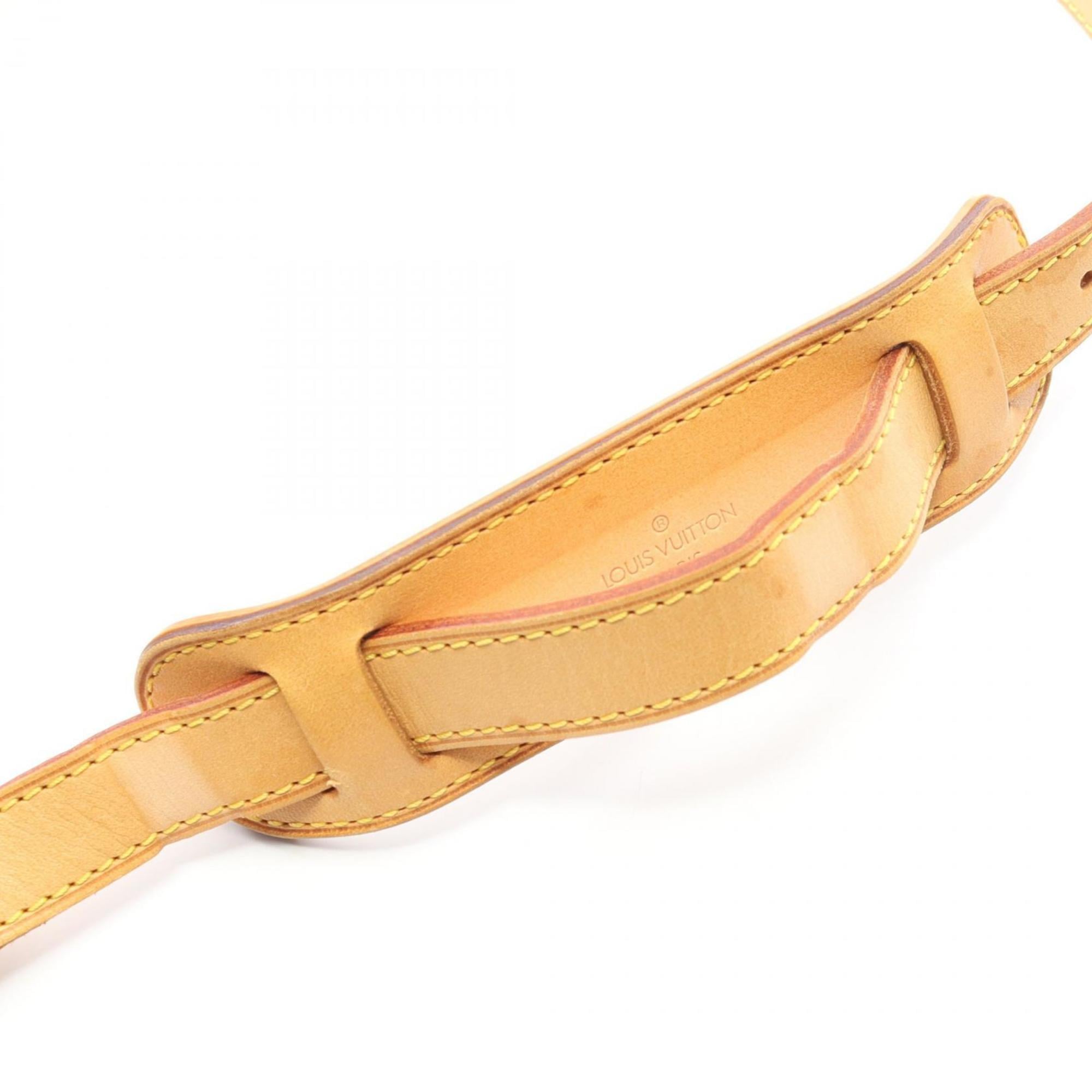 Louis Vuitton Brown Coated Canvas Leather Shoulder Bag