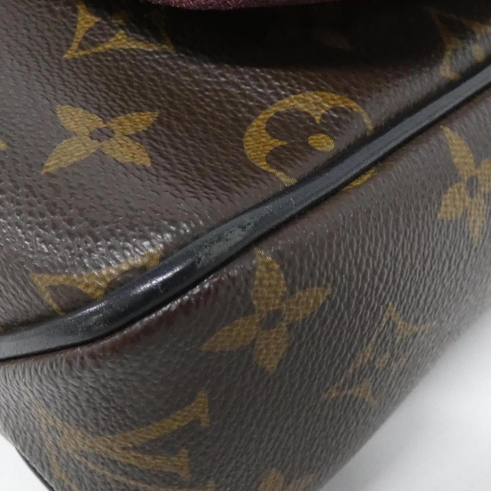 Louis Vuitton Marron Coated Canvas Shoulder Bag