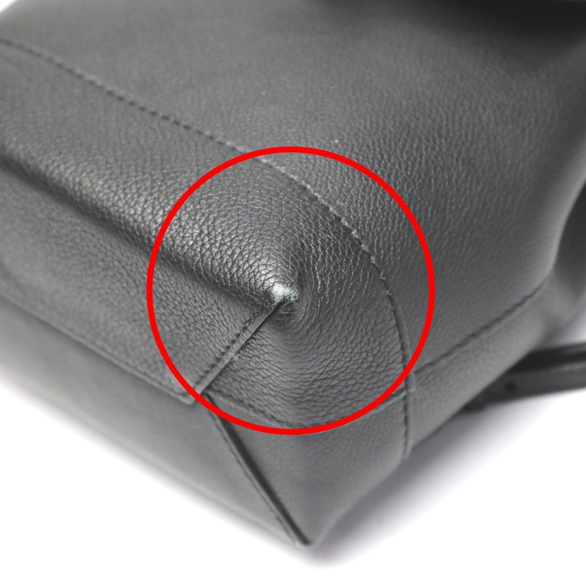 Louis Vuitton Black Noir Leather Backpack