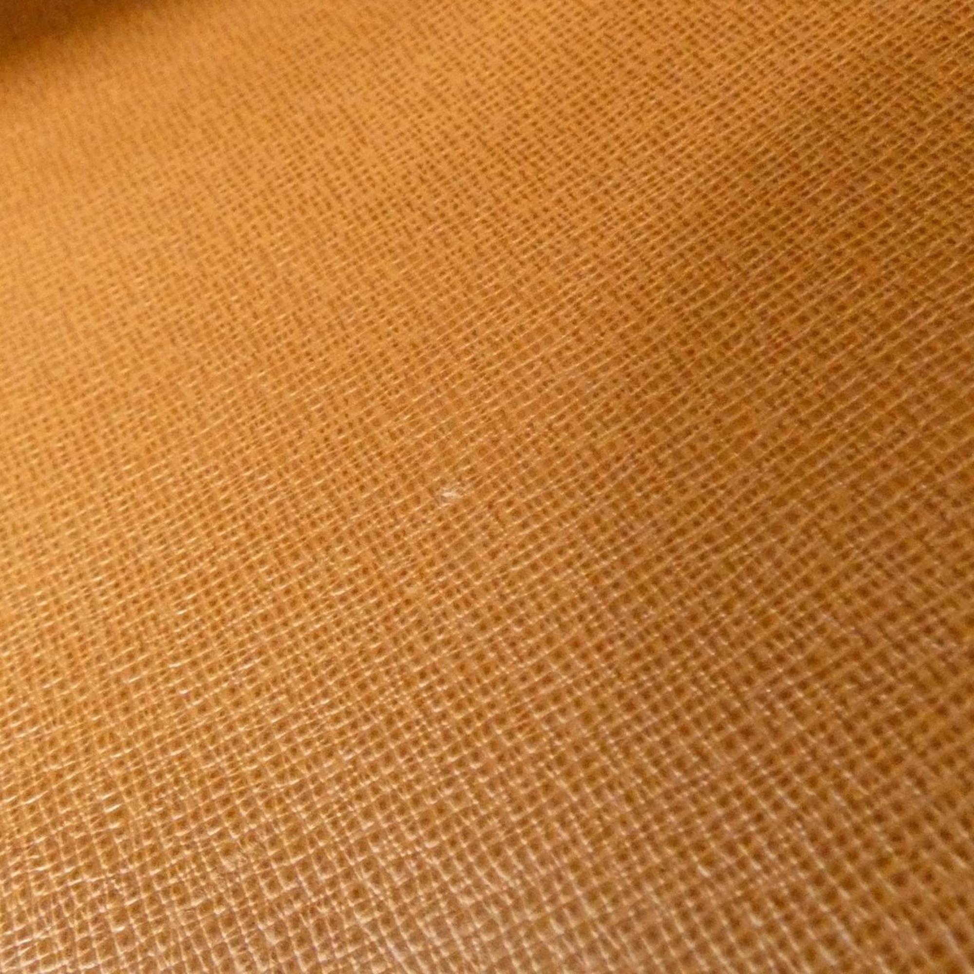 Louis Vuitton Brown Marron Coated Canvas Handbag