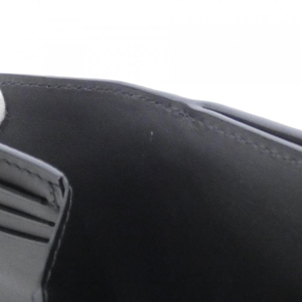 Louis Vuitton Black Leather Wallet (Tri-Fold)