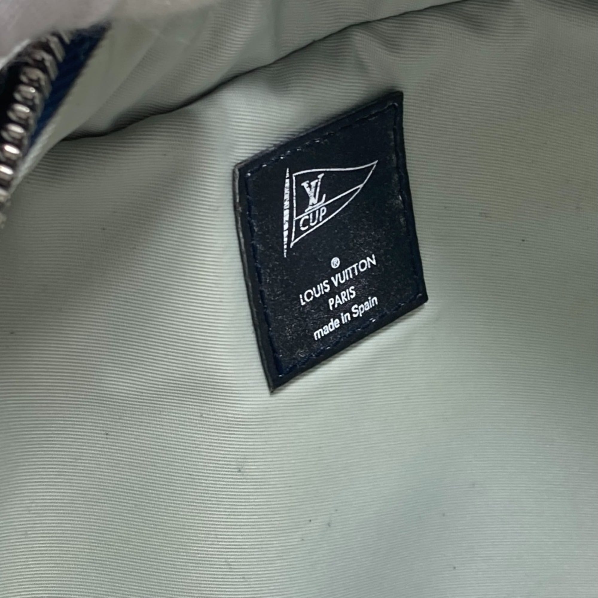 Louis Vuitton Blue Metal Sling Bag