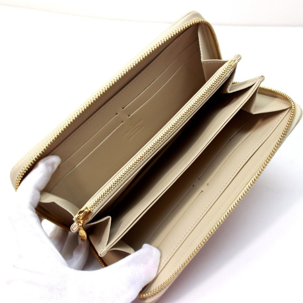 Louis Vuitton Pink Leather Long Wallet