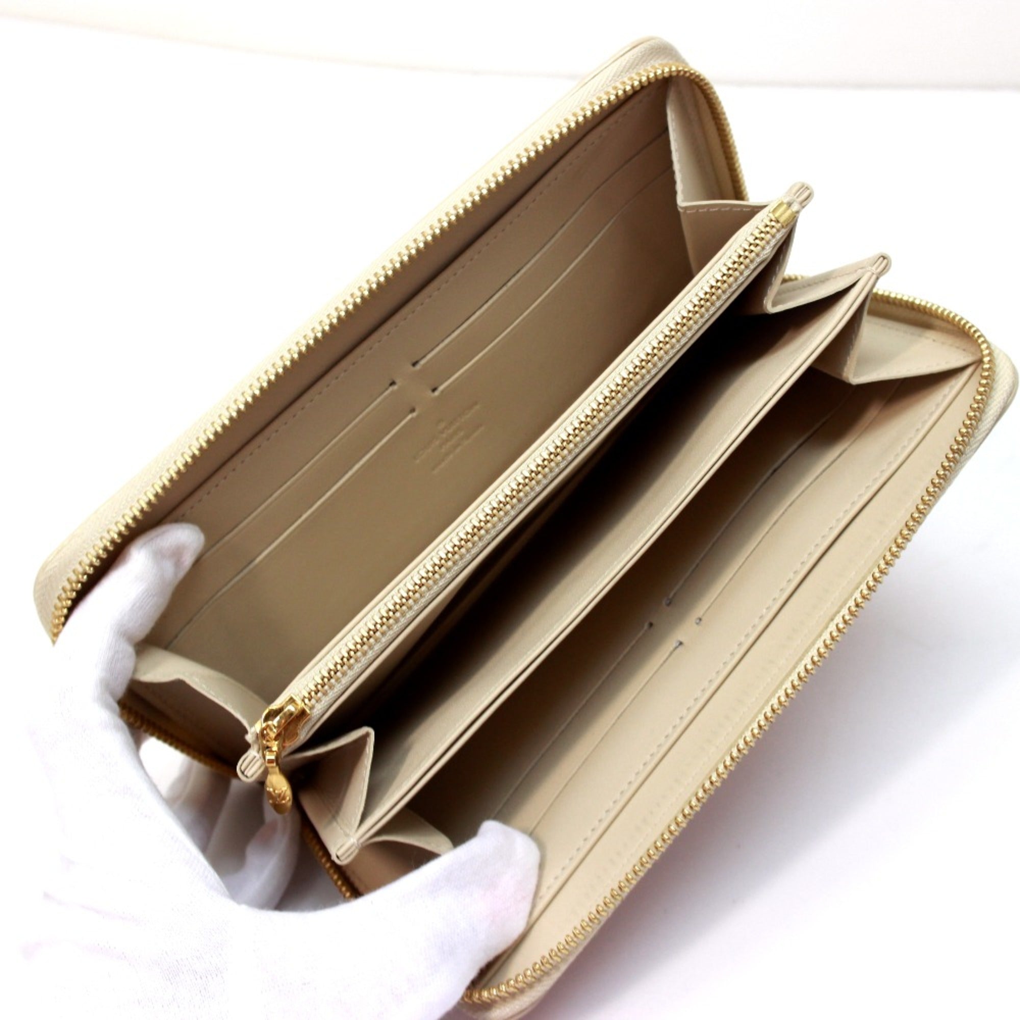 Louis Vuitton Pink Leather Long Wallet