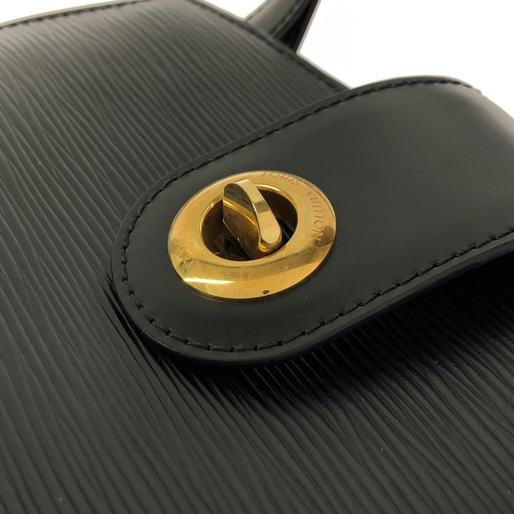 Louis Vuitton Black Leather Shoulder Bag