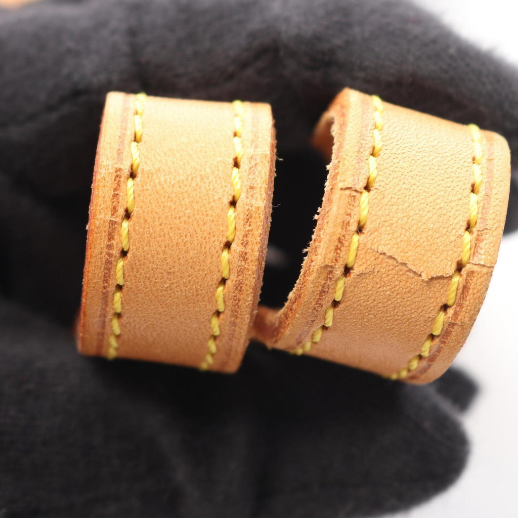 Louis Vuitton Brown Coated Canvas Leather Handbag