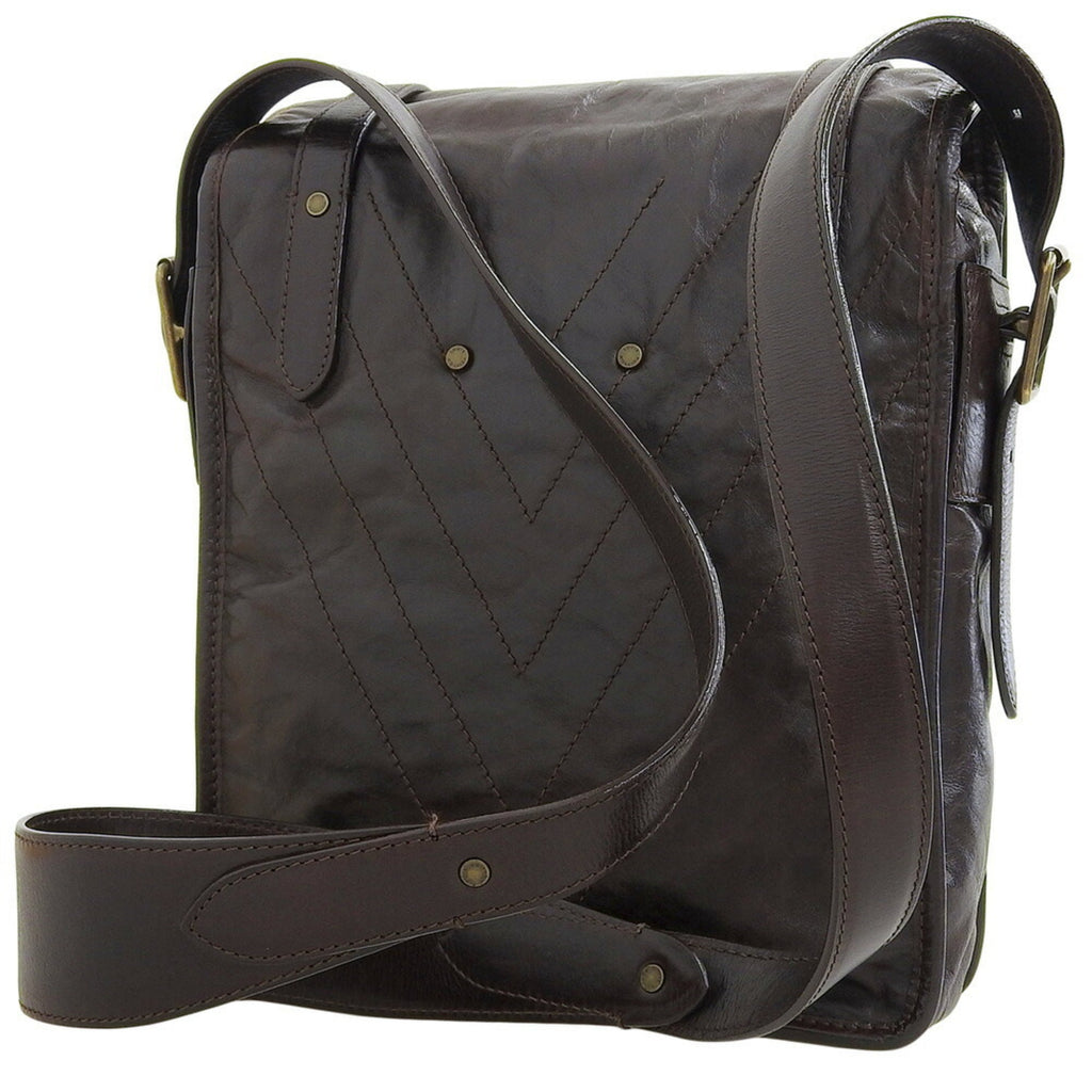 Louis Vuitton Brown Leather Shoulder Bag