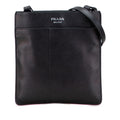 Prada Saffiano Black Leather Shoulder Bag