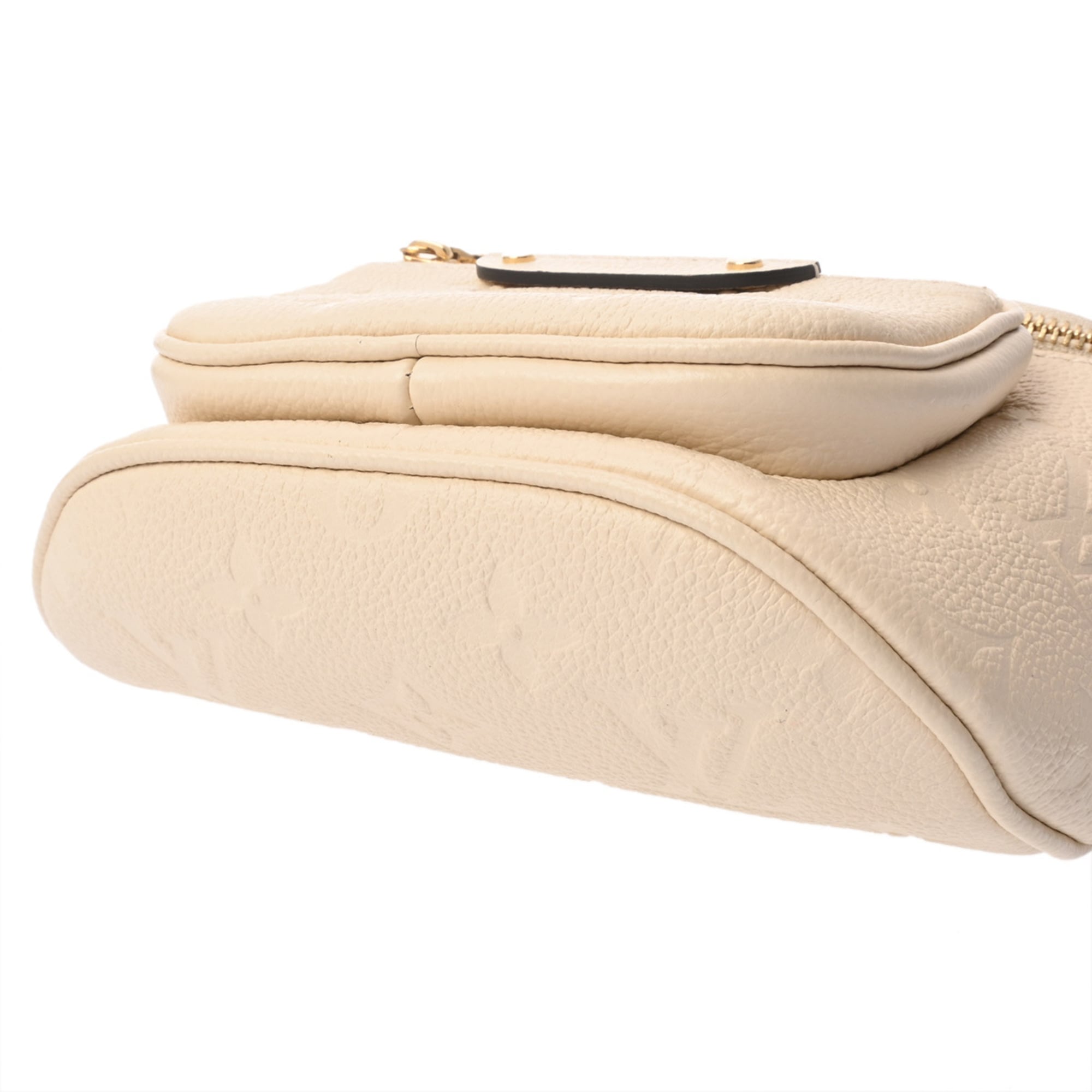 Louis Vuitton Cream Leather Shoulder Bag
