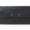 Louis Vuitton Marine Rouge Monogram Monogram Empreinte Long Wallet (Tri-Fold)