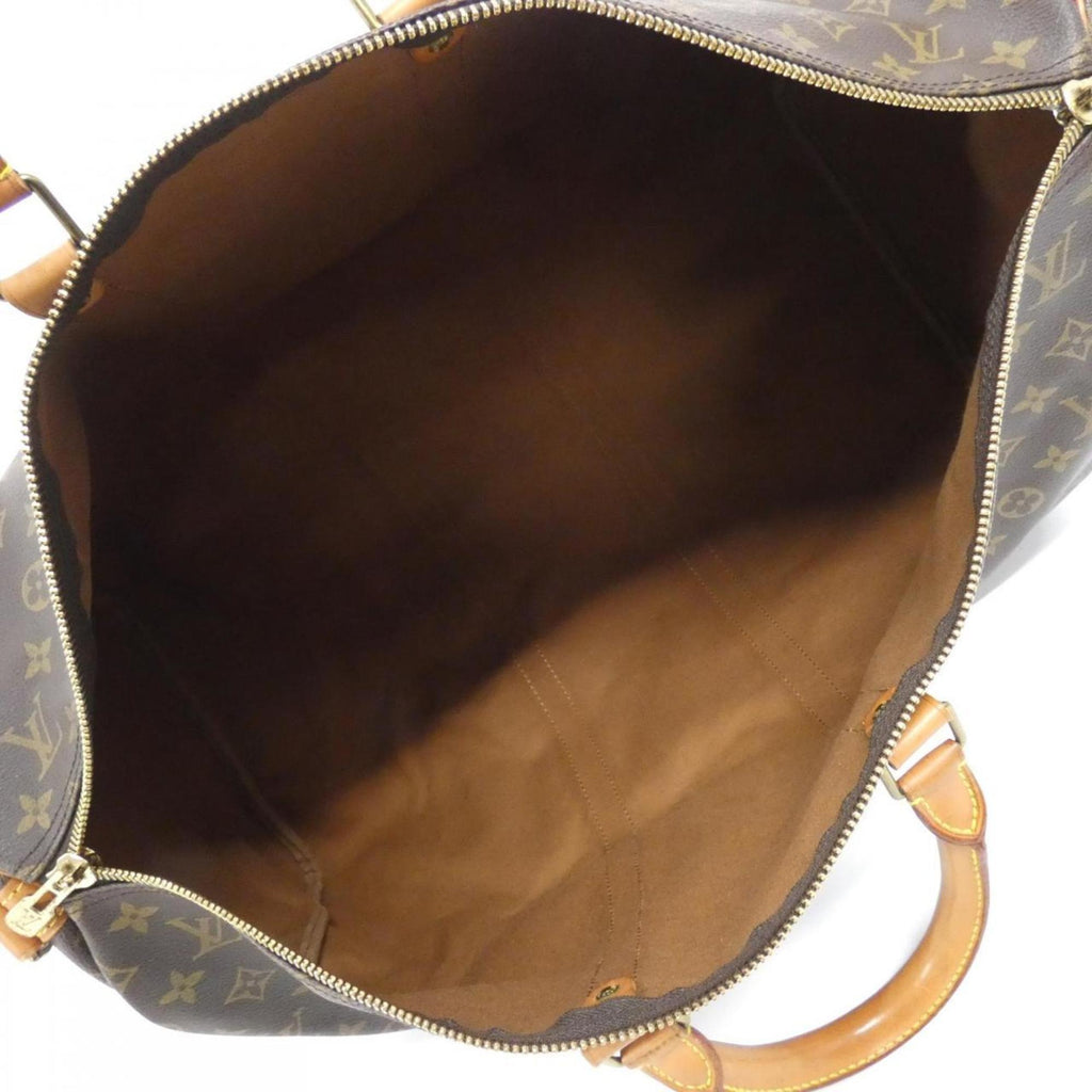 Louis Vuitton Marron Coated Canvas Boston Bag