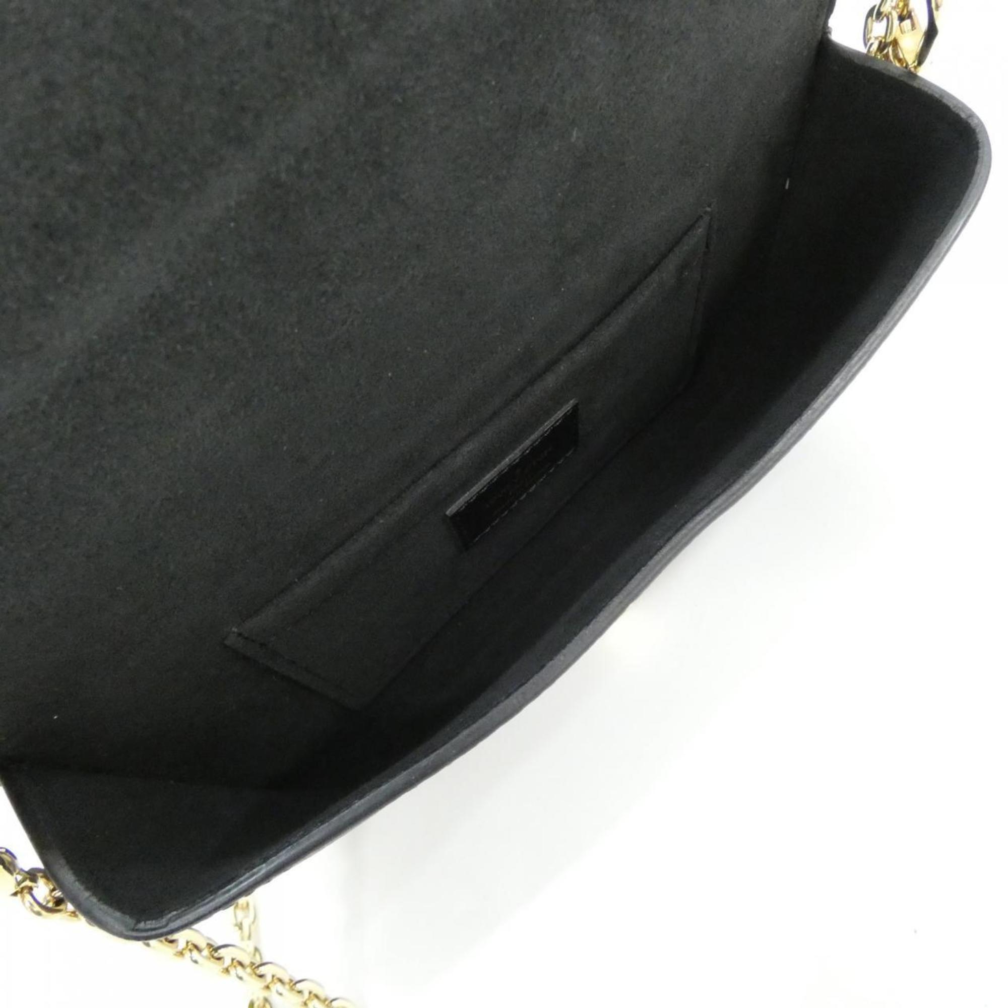 Louis Vuitton Brown Coated Canvas Leather Shoulder Bag